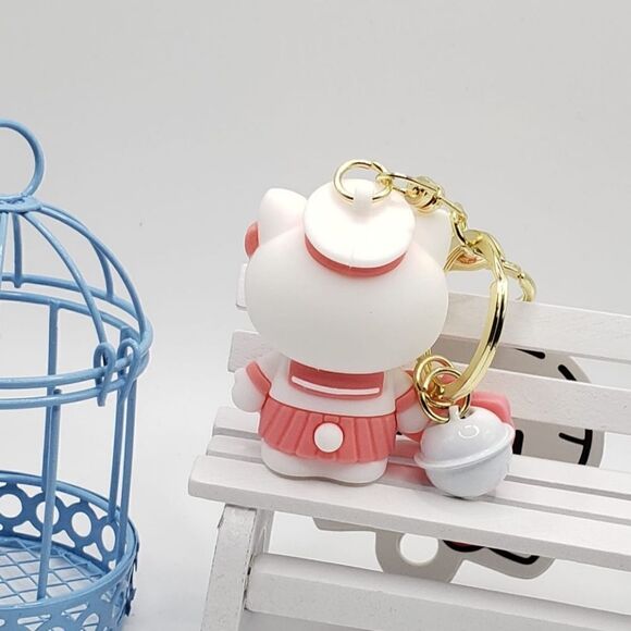 Brand New Hello Kitty Red Keychain #2 - Picture 2 of 4